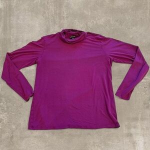 Eileen Fisher Purple Turtleneck Top